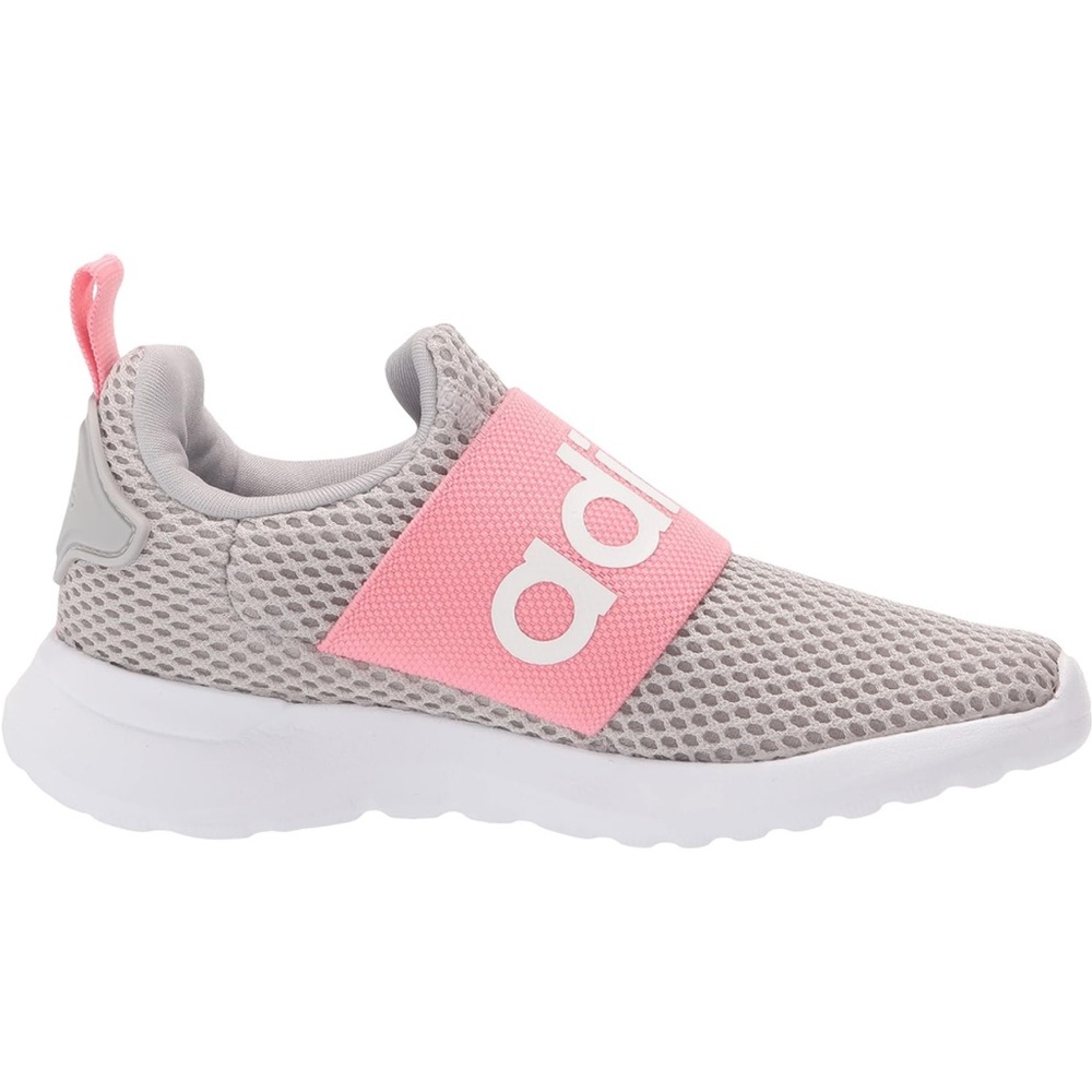 Adidas Lite Racer Adapt 4.0 Slip-On Running Shoes Pink Grey Youth 5 NEW - Picture 2 of 11